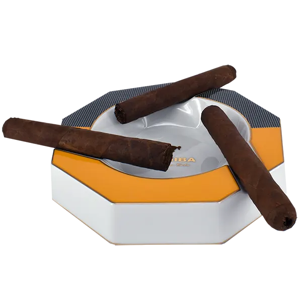Askfat Cohiba Oktagon Porslin