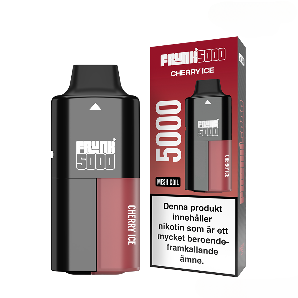 Frunk 5000 Mesh | Cherry Ice | Engångs Vape | 14mg