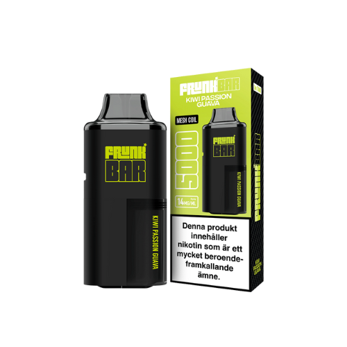 Frunk 5000 Mesh | Kiwi Passion Guava | Engångs Vape | 14mg