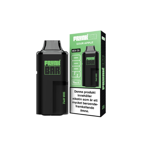 Frunk 5000 Mesh | Sour Apple | Engångs Vape | 14mg