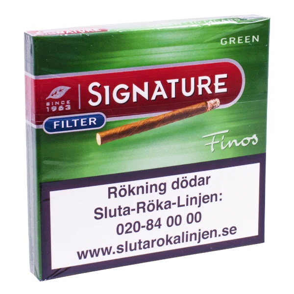 Signatur Finos Green Filter Cigariller
