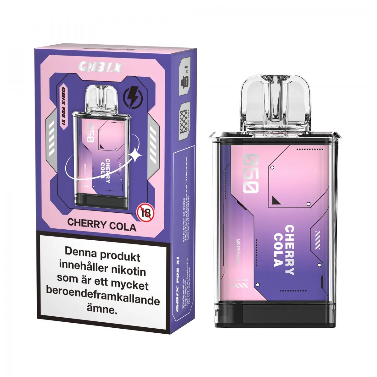 QBIX Pod Cherry Cola