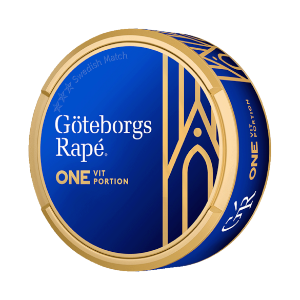 Göteborgs Rapé ONE Vit Portion