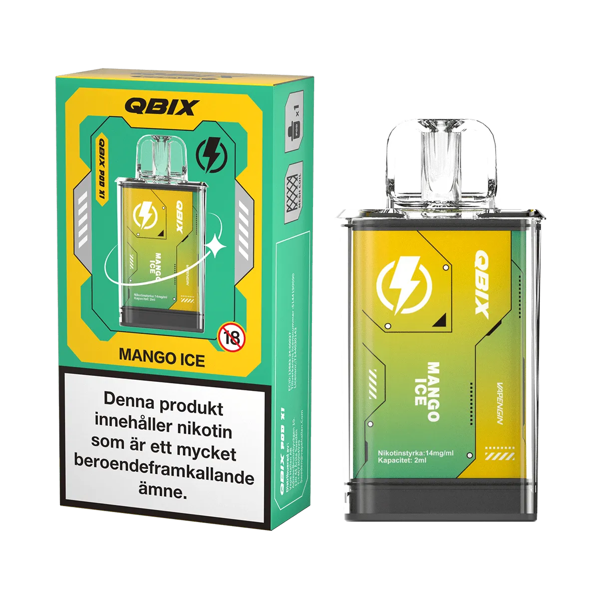 QBIX Pod Mango Ice