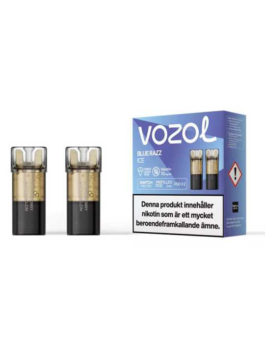 Vozol Switch Blue Razz Ice Pod 2 Pack - 10 mg
