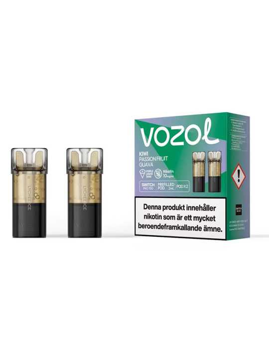 Vozol Switch Kiwi/Passionfrui/Guav Pod 2 Pack - 10 mg