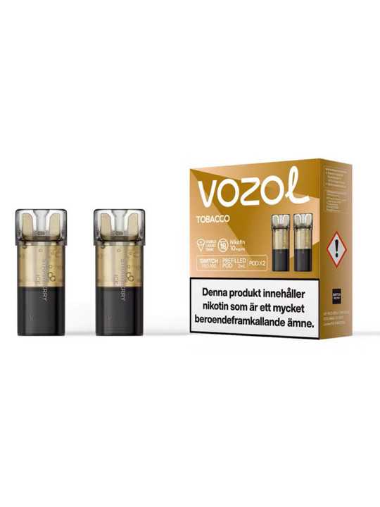 Vozol Switch Tobacco Pod 2 Pack - 10 mg