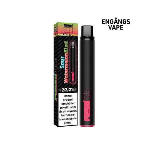 Frunk Bar Mesh | Sour Watermelon Kiwi | Engångs Vape | 20mg