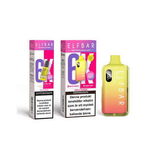 Elfbar 6K Mesh | Triple Mango | Engångs Vape | 14mg