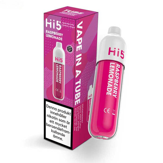 Hi5 Mesh Tube Mini Raspberry Lemonade 20mg 600 Puffar