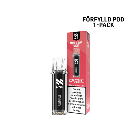 N One Crystal PRO Pod | Strawberry Watermelon | Förfylld Pod