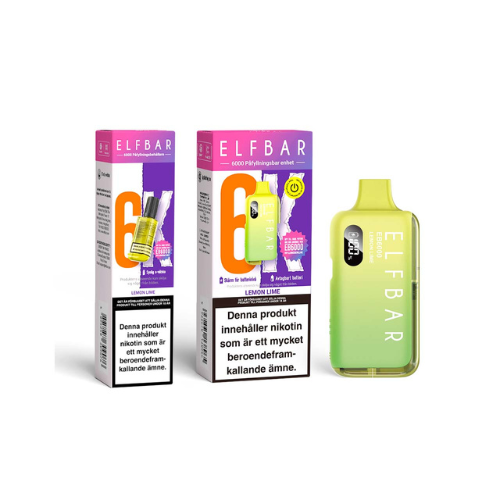 Elfbar 6K Mesh | Lemon Lime | Engångs Vape | 14mg