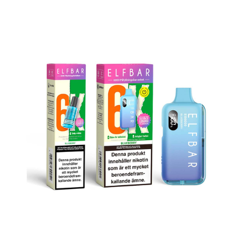 Elfbar 6K Mesh | Blueberry | Engångs Vape | 14mg