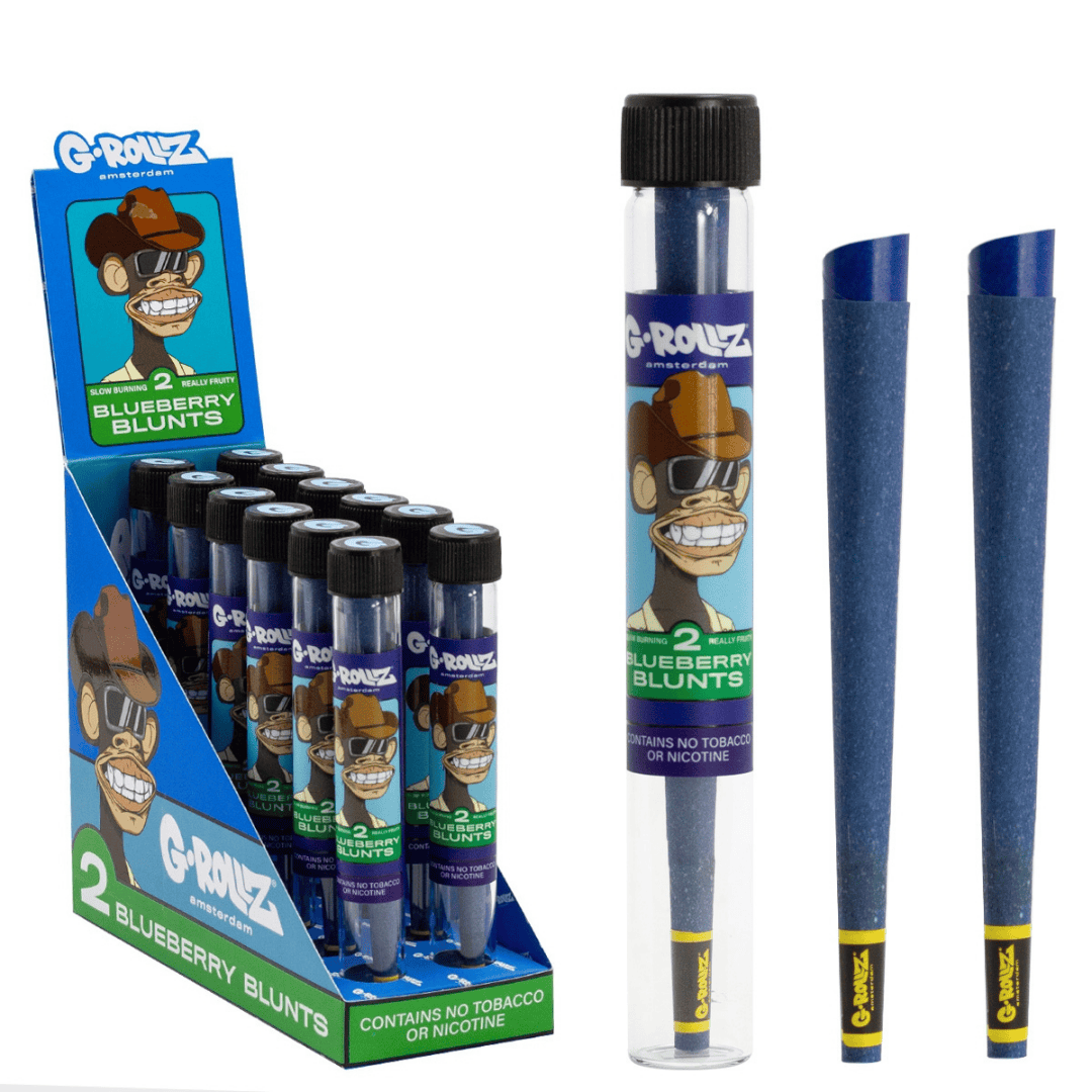 G-Rollz | Ape Cones Blue 2 Förrullade Blunts