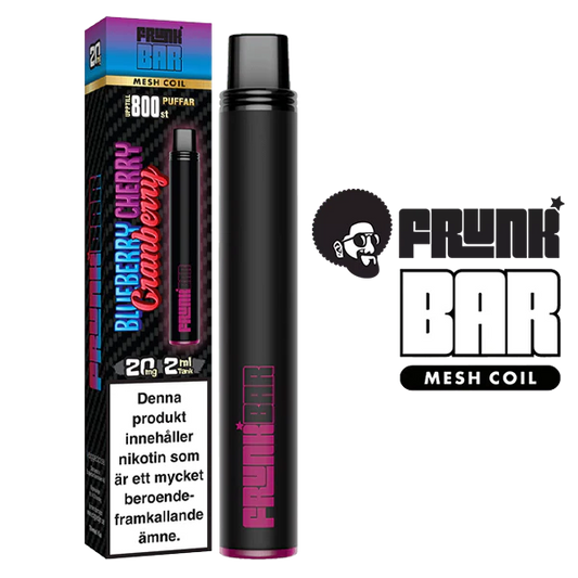 Frunk Bar Mesh Coil Blueberry Cherry Cranberry 20 mg