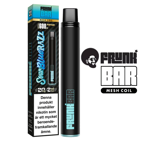 Frunk Bar Mesh Coil Sour Blue Razz 20 mg