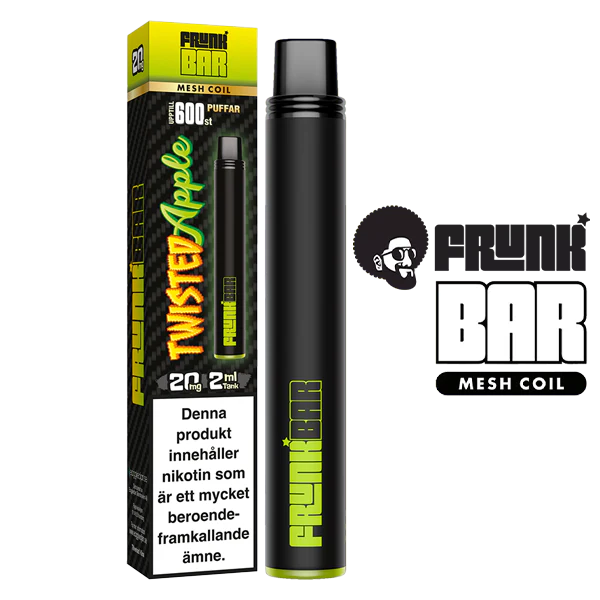 Frunk Bar Mesh Coil Twisted Apple 20 mg