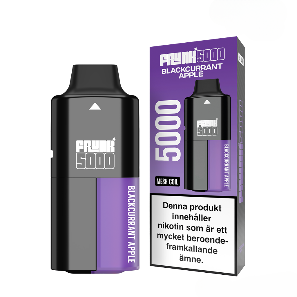 Frunk 5000 Mesh | Blackcurrant Apple | Engångs Vape | 14mg