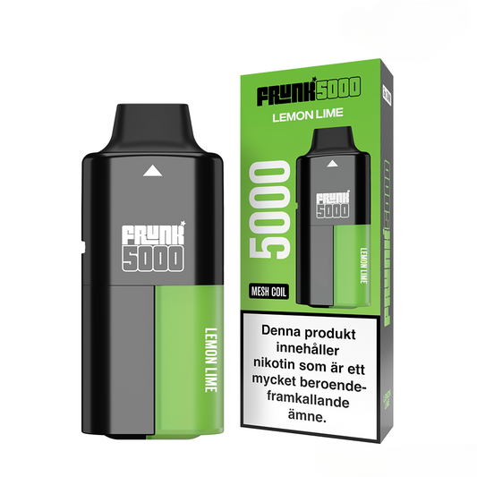Frunk 5000 Mesh | Lemon Lime | Engångs Vape | 14mg