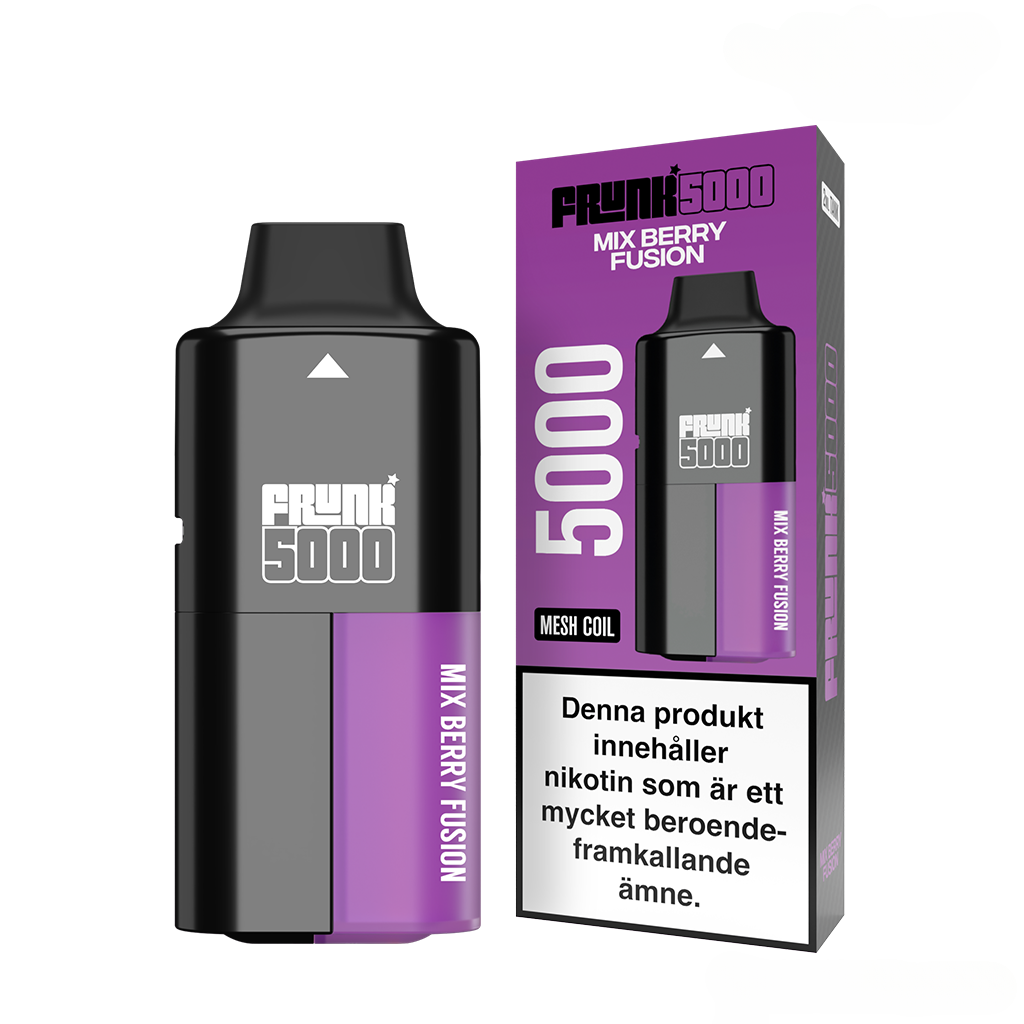 Frunk 5000 Mesh | Mix Berry Fusion | Engångs Vape | 14mg