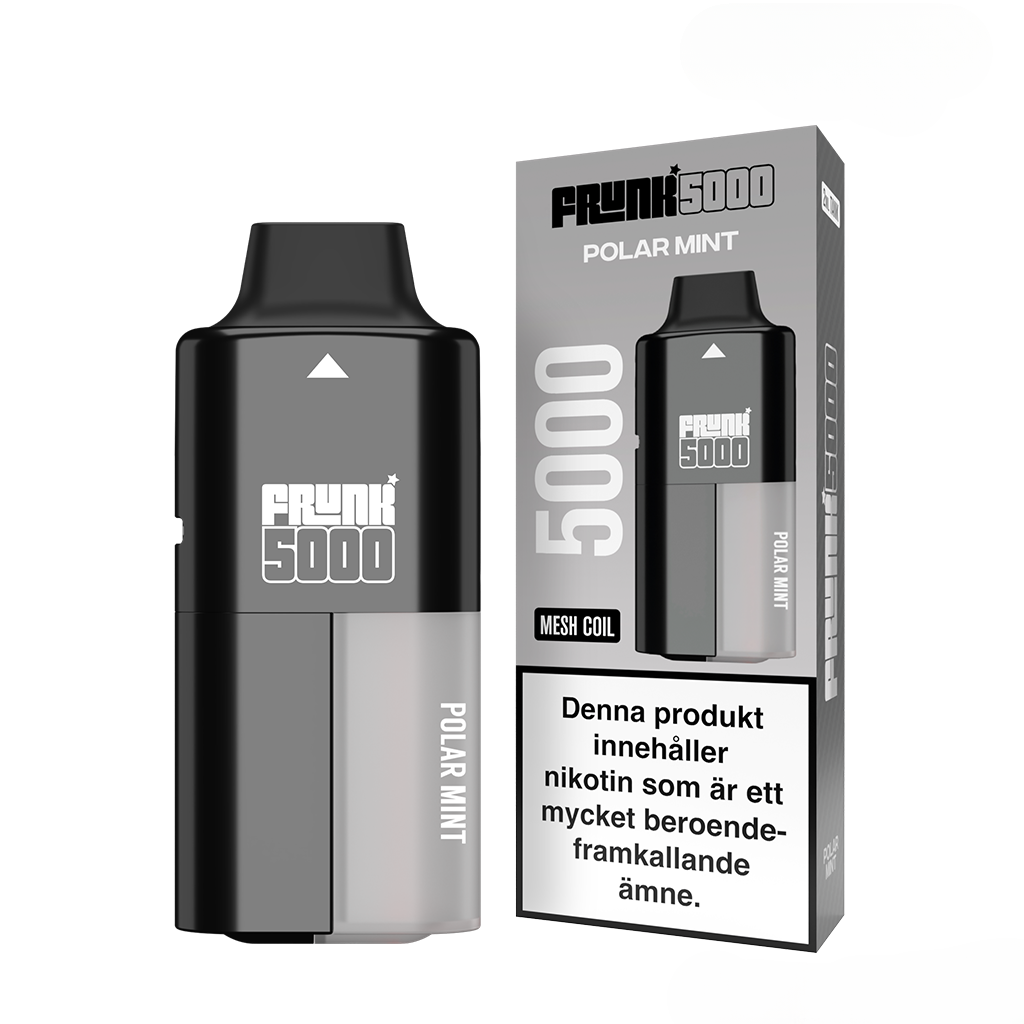 Frunk 5000 Mesh | Polar Mint | Engångs Vape | 14mg