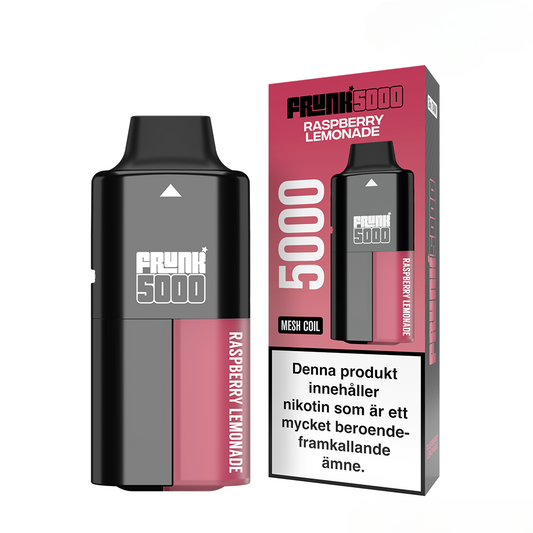 Frunk 5000 Mesh | Raspberry Lemonade | Engångs Vape | 14mg