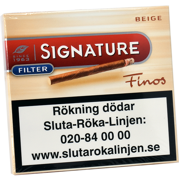 Signature Finos Beige Filter cigariller