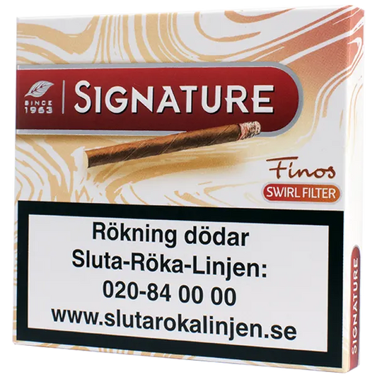 Signature Finos Swirl Beige Filter Cigariller