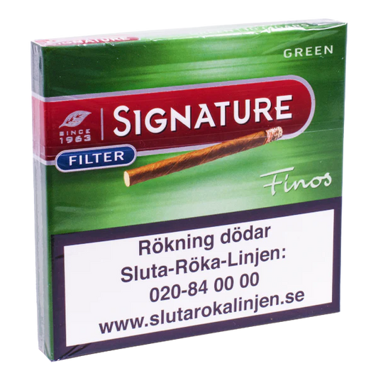 Signatur Finos Green Filter Cigariller