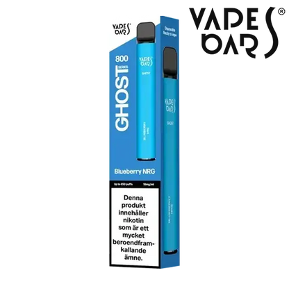 Vape-Bars-Ghost-800-Blueberry-NRG-Vape-Enhetsforpackning