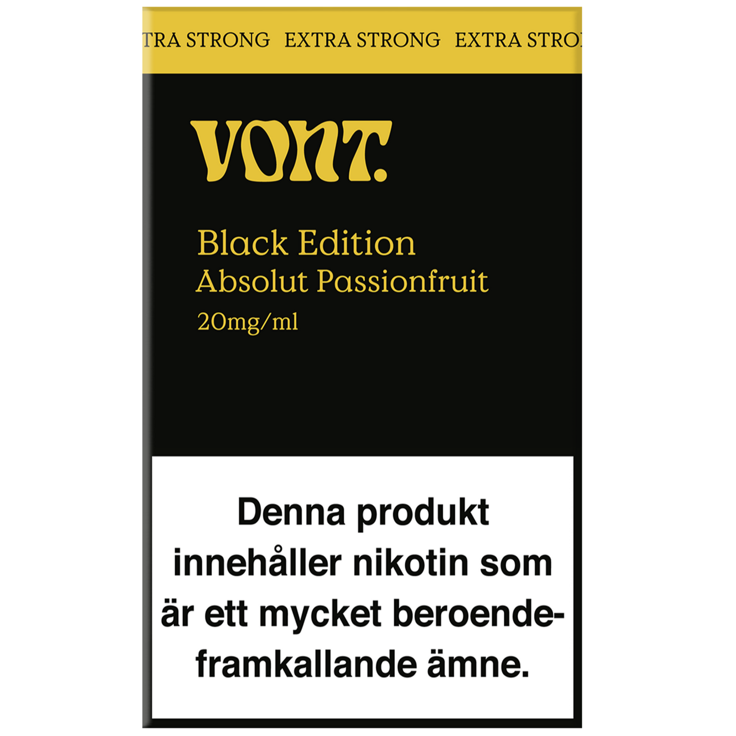 Vont Cube Black Edition Absolut Passionfruit 20mg