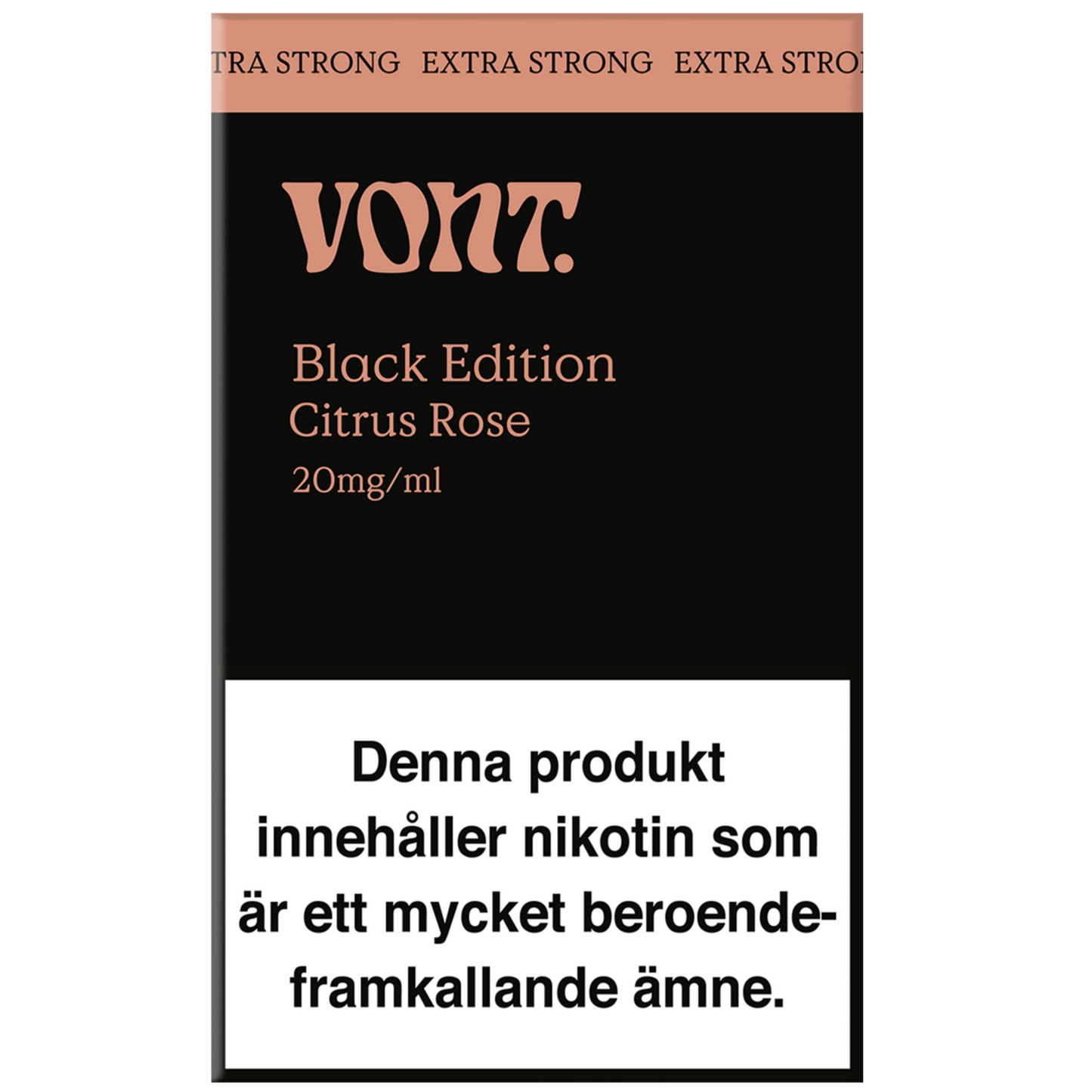 Vont Cube Black Edition Citrus Rose 20mg