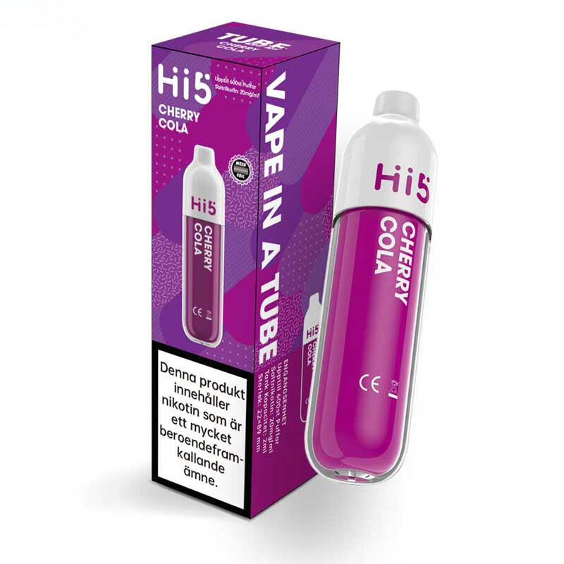 Hi5 Mesh Tube Mini Cherry Cola 20mg 600 Puffar