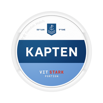 Kapten Vit Stark Portion
