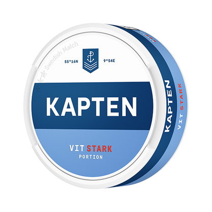 Kapten Vit Stark Portion