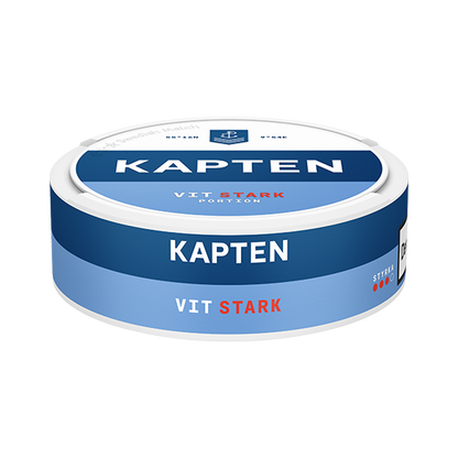 Kapten Vit Stark Portion