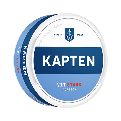 Kapten Vit Stark Portion