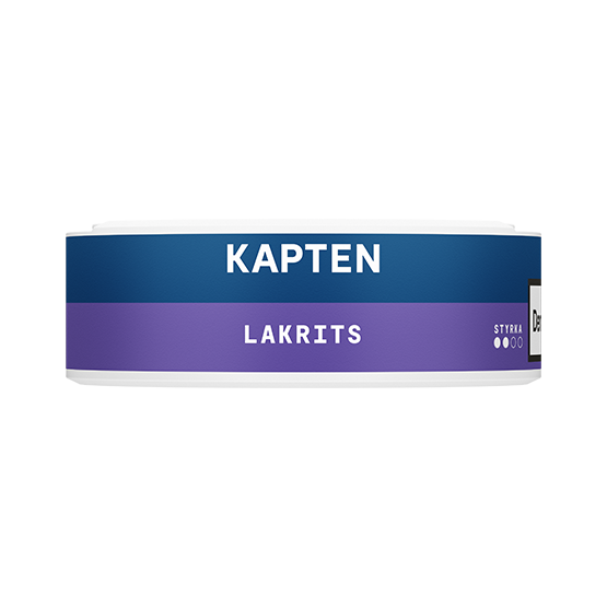 Kapten Vit Lakrits Portion
