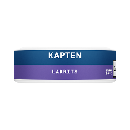 Kapten Vit Lakrits Portion