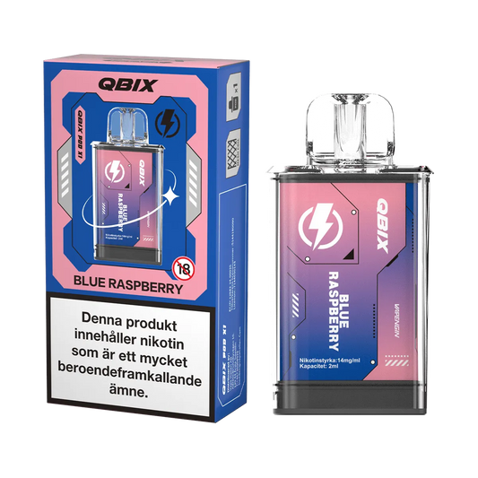 QBIX Pod Blue Raspberry