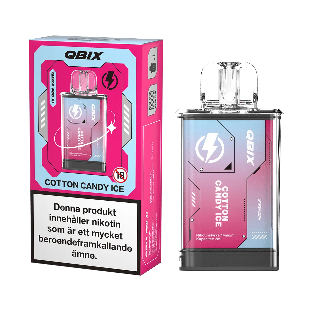 QBIX Pod Cotton Candy Ice
