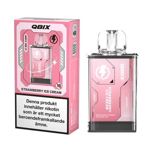 QBIX Pod Strawberry Ice Cream