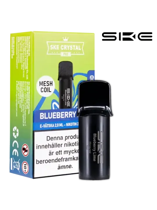 SKE Crystal Pro Pod Blueberry Lime 20mg