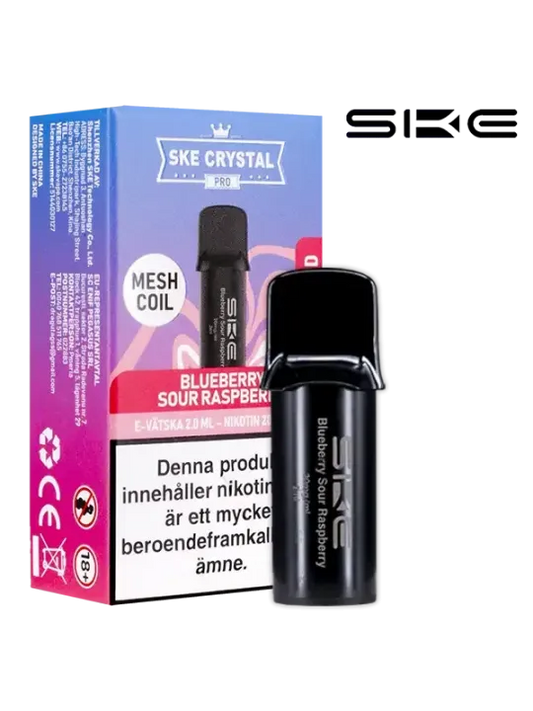 SKE Crystal Pro Pod Blueberry Raspberry 20mg