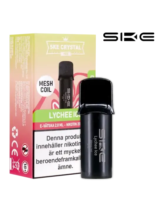 SKE Crystal Pro Pod Lychee Ice 20mg