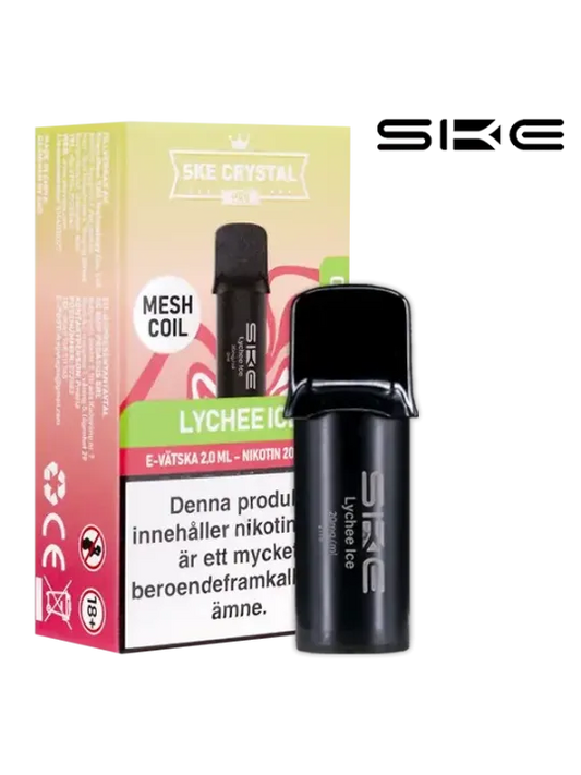 SKE Crystal Pro Pod Lychee Ice 20mg