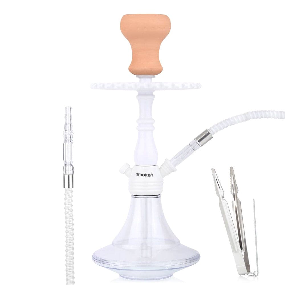 Smokah Drum Acryl Vattenpipa - White