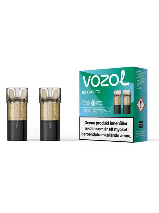 Vozol Switch Blue Mojito Pod 2 Pack - 10 mg