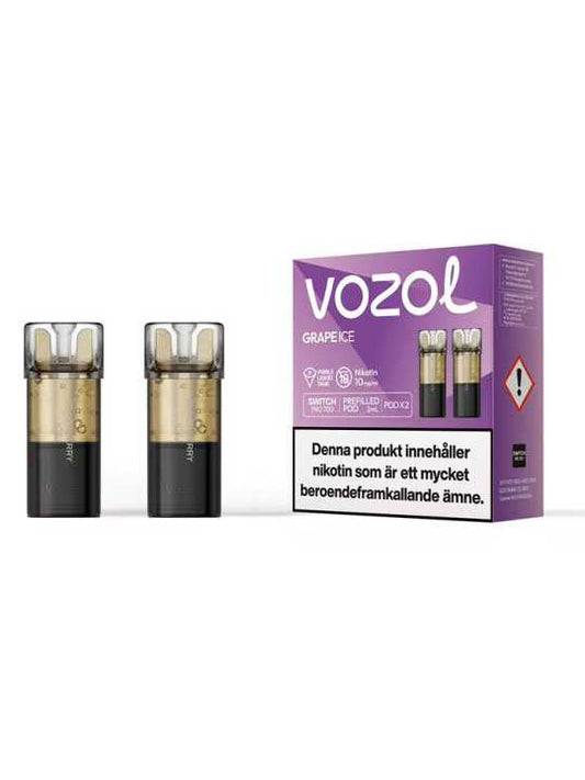Vozol Switch Grape Ice Pod 2 Pack - 10 mg