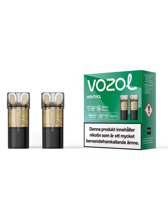 Vozol Switch Menthol Pod 2 Pack - 10 mg